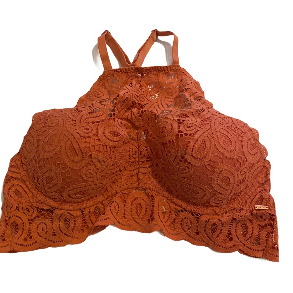 Victoria Secret Pink High Neck Push Up Bralette M